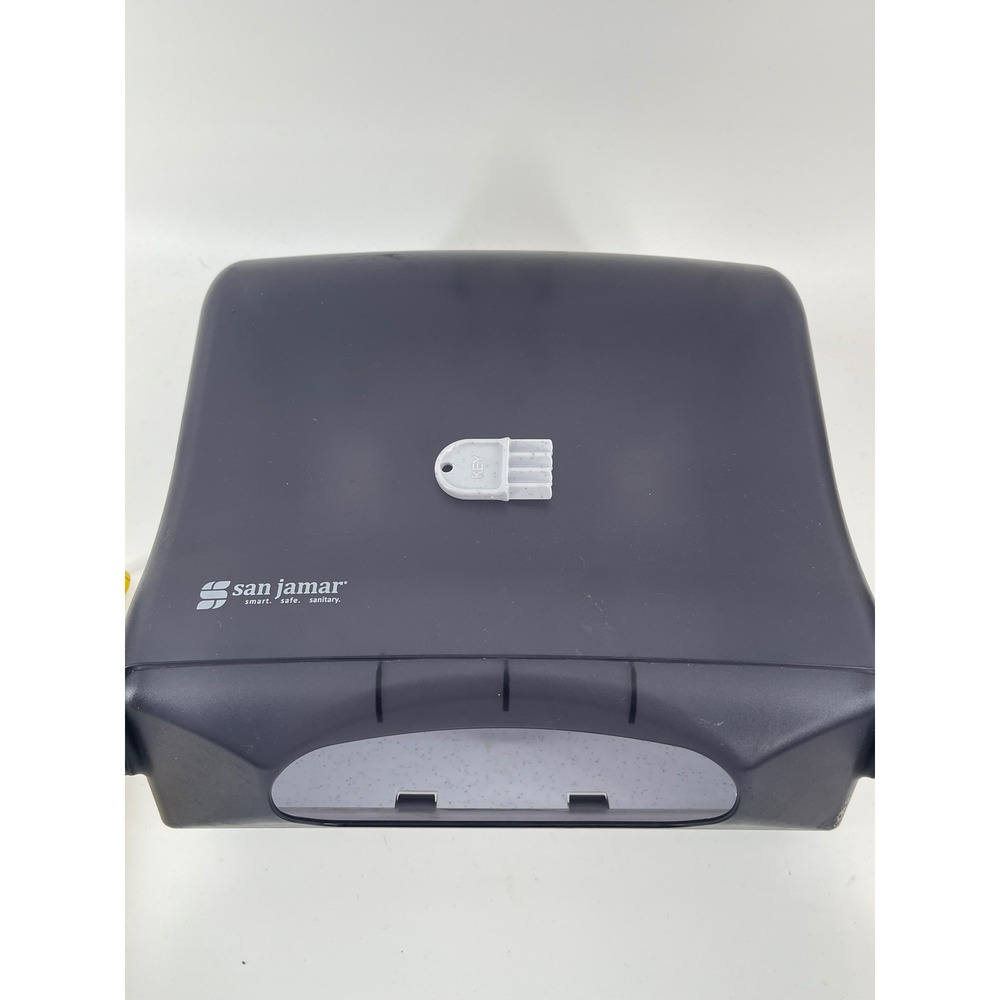 San Jamar Paper Towel Dispenser‎ Black Pearl Wall Mount Commercial with Key